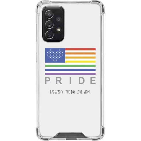 6-26 The Day Love Won Galaxy A72 5G Clear Case